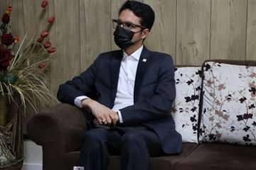 دیدار دکتر دانائی رئیس دانشگاه علوم پزشکی استان سمنان با فرماندار شهرستان مهدیشهر99.05.15 